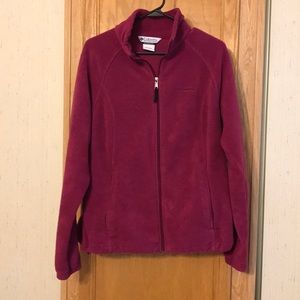 Women’s XL Columbia fleece long sleeve jacket